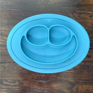 EzPz toddler plate, blue